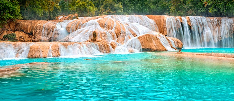 Qué ver en México Cascadas de Agua Azul